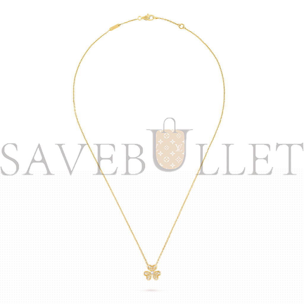V*N CL*F arpels frivole pendant, mini model - yellow gold, diamond  vcarp24000